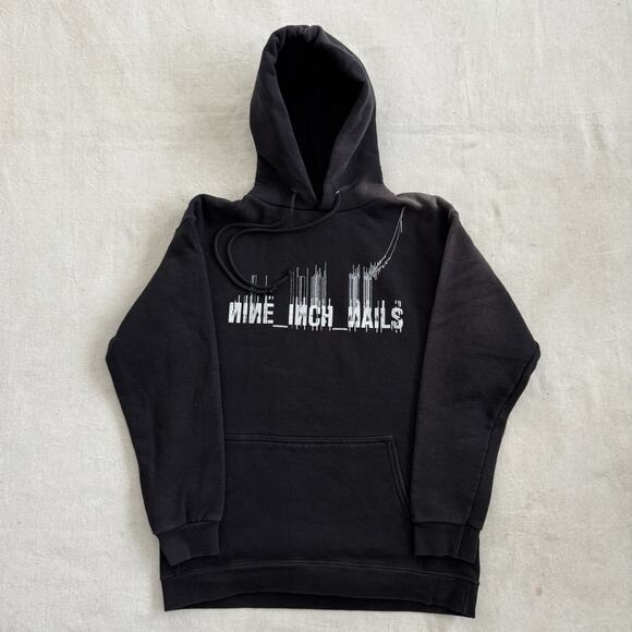 2005 Nine Inch Nails With Teeth Tour Hoodie Sweatshirt AAA NIN Black Small Band - Picture 1 of 6